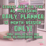 A5 Moleskine DAILY PLANNER Hardcover & Softcover Jelly Covers