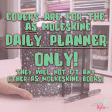 A5 Moleskine DAILY PLANNER Hardcover & Softcover Jelly Covers