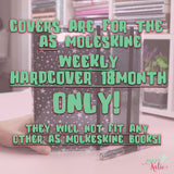 A5 Moleskine WEEKLY Hardcover 18 MONTH Jelly Cover