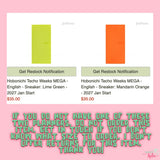 SNEAKER MEGA SOFTCOVER Hobonichi Weeks Jelly Cover
